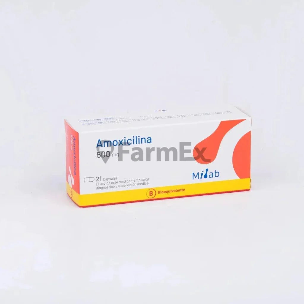 Amoxicilina 500 mg x 21 cápsulas. Farmex-Fonasa